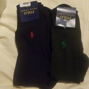 2 Pair of Polo Ralph Lauren green & Navy size 6-12